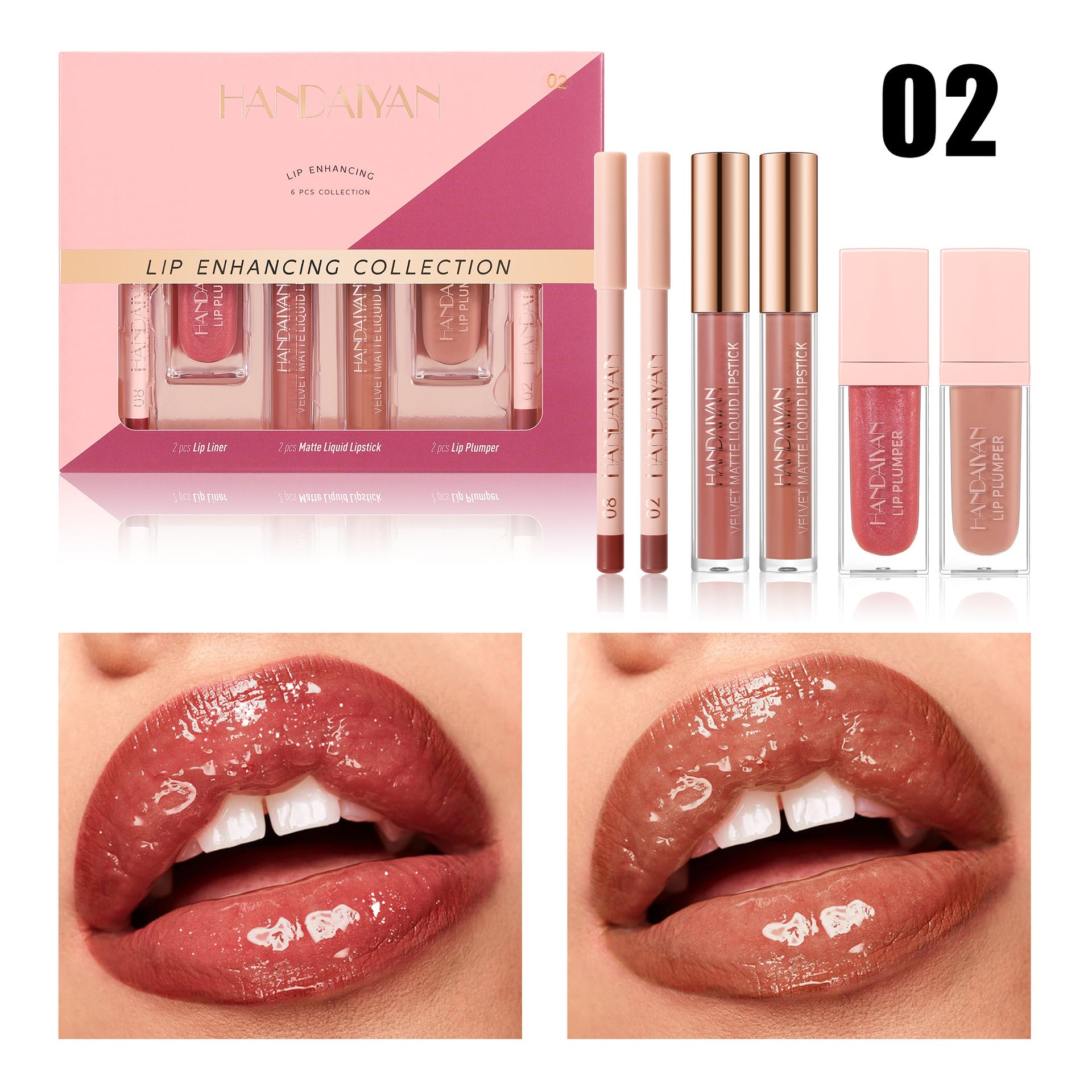 Easy To Color Waterproof Lip Suit Matte Lip Gloss Lip Gloss Lip Pencil