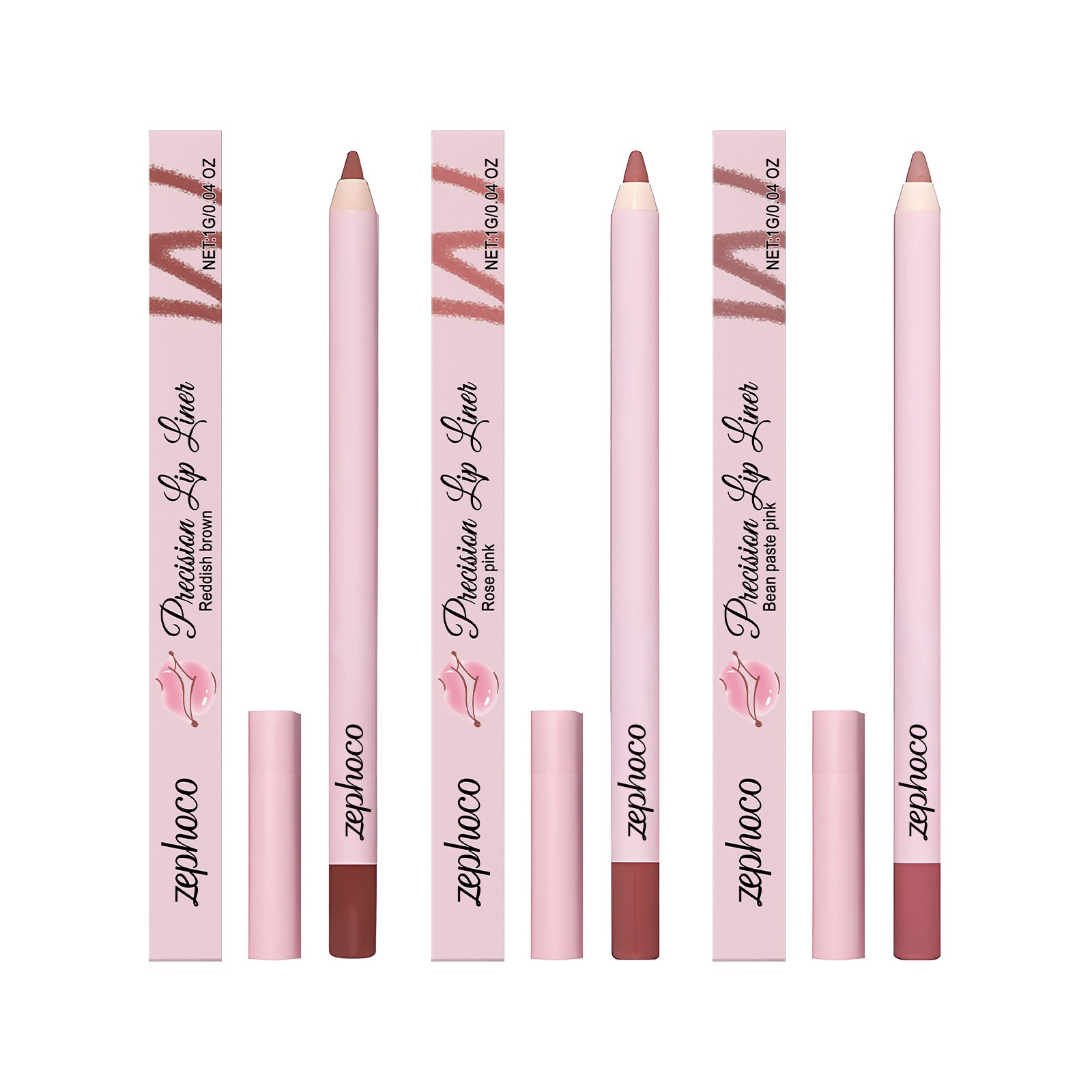 Color Rendering Lip Liner Series Outline Lip Shape Plump Lip Natural Easy To Color Portable Lip Liner